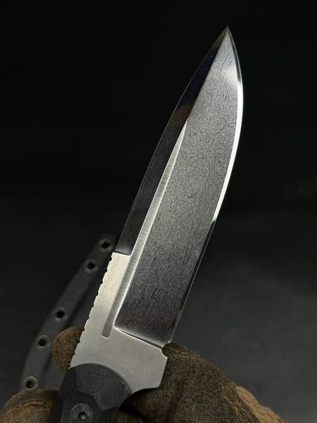 Tactical Knife "Shchedryk" | Black Micarta