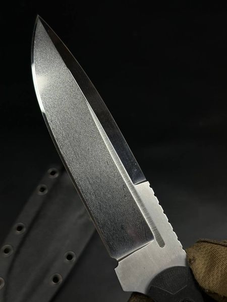 Tactical Knife "Shchedryk" | Black Micarta