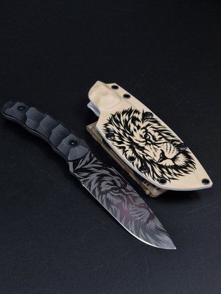 Survival Knife "Tygrolov" | "Lion King" Engraving