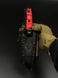 Tactical Knife "Tanto" | Red G10 Black Polymer Eagle Engraving