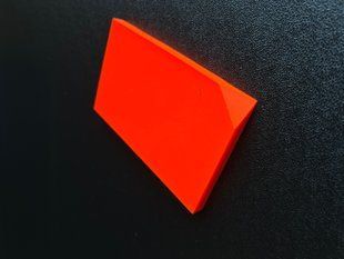 Micarta, handle pads, sheet (orange) 8 mm.