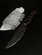 EDC Knife "Stus" | "Stus" Pink & Black Micarta Anime Engraving