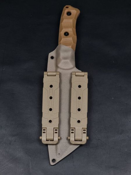 Tactical Knife "Tanto" | Coyote | "Predator" Engraving and Quote