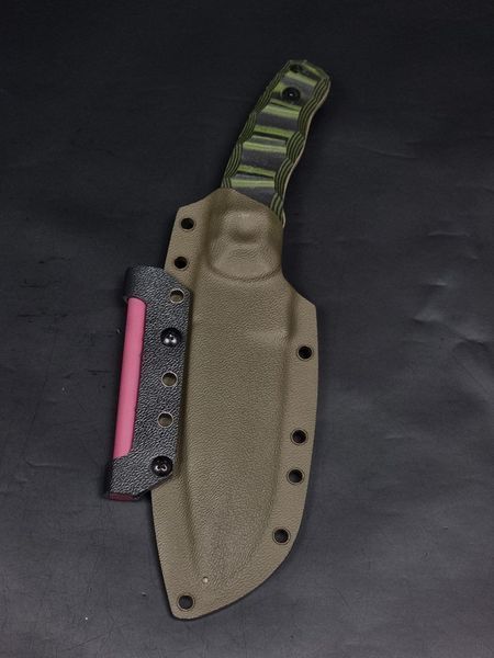 Ніж для виживання &laquo;Тигролов&raquo; | Tan & Green Camo Гравіювання &laquo;Рибалка&raquo; TUTGTN-08082024 фото