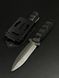 Combat Knife "Sirko" | Black Micarta and Red Symbol on Sheath