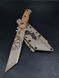 Combat knife "Tanto" | "North" Coyote Color Vegvisir and Runes Engraving
