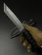 Tactical Tanto Knife | Black Micarta, Vegvisir Engraving