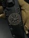 Tactical Tanto Knife | Black Micarta, Vegvisir Engraving