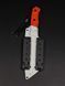 Tactical Knife "Tanto" | Orange Micarta (Engraving KAZANTIP 2005)