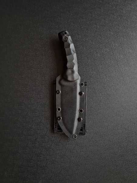 Yarchuk - multipurpose tactical knife (black handle)