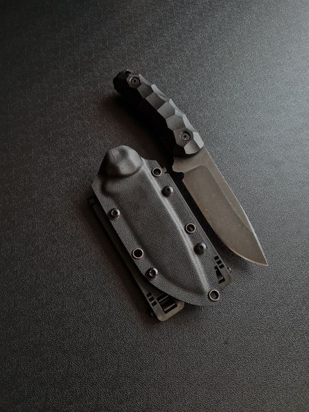 Yarchuk - multipurpose tactical knife (black handle)