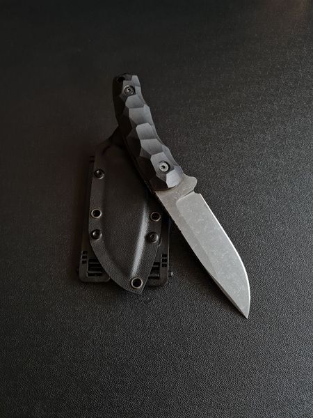 Yarchuk - multipurpose tactical knife (black handle)