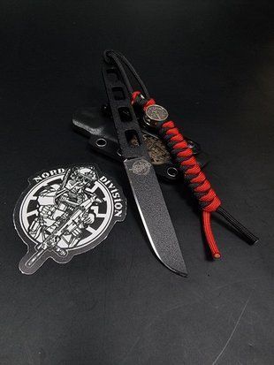 EDC Knife "Puluy" | "Nord Division" Black with Operator Engraving