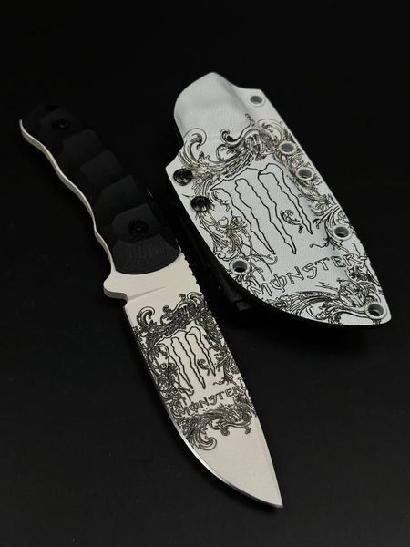Tactical Knife "Yarchuck" | "Monster" Monster Energy Engraving and Ornament