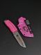 EDC Knife "Korolov" | "Anime Edition" Pink Paracord and Anime Engraving
