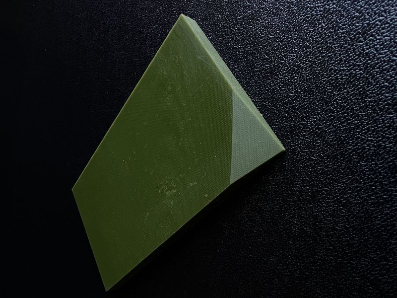 Micarta, handle pads, sheet (green) 8 mm.