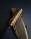Tiger Trapper polymer black - multipurpose, compact knife (Olive handle, colored scabbard)