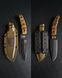 Tiger Trapper polymer black - multipurpose, compact knife (Olive handle, colored scabbard)
