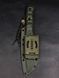 Fighting Knife "Aeneas" Khaki (Trident and Warrior Engraving)