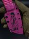 EDC Knife "Korolov" | Pink Paracord Wrap with Anime Engraving