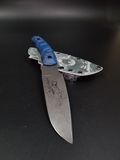 Survival Knife "Tygrolov" | "Anime Edition" Anime Engraving & Blue Handle