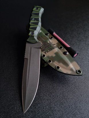 "Shchedryk" &ndash; A symbol of reliability for a hunter (etching, handle black-green, sheath camouflage)