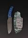 Survival Knife "Tygrolov" | "Anime Edition" Anime Engraving & Blue Handle