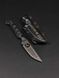 Bushcraft Knife "Stus" | Black Micarta Engraving "Generation Mission in Action
