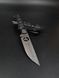 Bushcraft Knife "Stus" | Black Micarta Engraving "Generation Mission in Action