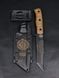 Combat knife "Tanto" | "Nord Division" Tan Micarta, Ukraine or Death Engraving
