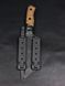 Combat knife "Tanto" | "Nord Division" Tan Micarta, Ukraine or Death Engraving