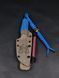 EDC Knife "Sikorskiy" | "Anya" Blue Paracord and Anime Engraving
