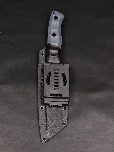 Tactical Knife "Tanto" | "Viking Spirit" Black Micarta (Tek-Lok)