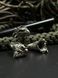 Paracord lanyard with brass bead &ldquo;Eagle Head&rdquo;