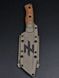 Tactical Knife "Tanto" Tan Micarta | Warrior and Callsigns Engraving