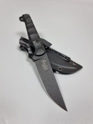 Handmade hunting knife "Stus" - black