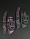 Bushcraft Knife "Yarchuk" | Black and Pink with Quote Engraving
