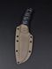 Survival Knife "Yarchuck" Black-Grey Micarta Trident Engraving