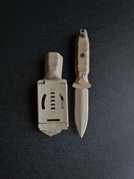 "Sirko" &mdash; Universal Tourist Dagger (polymer tan, handle tan, scabbard tan)