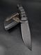 Tactical Knife "Yarchuck" | "Gladiator" Black (Gladiator Helmet and 2014 OZRDNA Engraving)