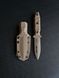 "Sirko" &mdash; Universal Tourist Dagger (polymer tan, handle tan, scabbard tan)