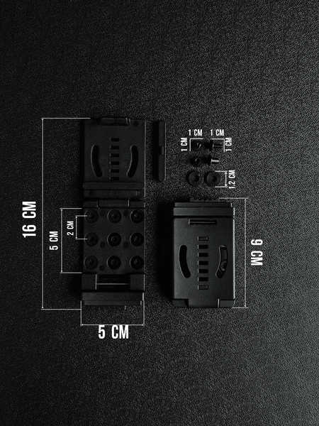 Tek Lok Universal Belt Clip (Fits up to 5 cm), Olive (Price per 1 pc)