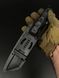 Combat Knife "Tanto" | Black Micarta, 3rd Assault Brigade & Spark Engraving
