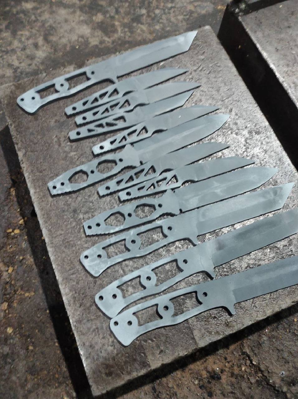 Knife steel blanks