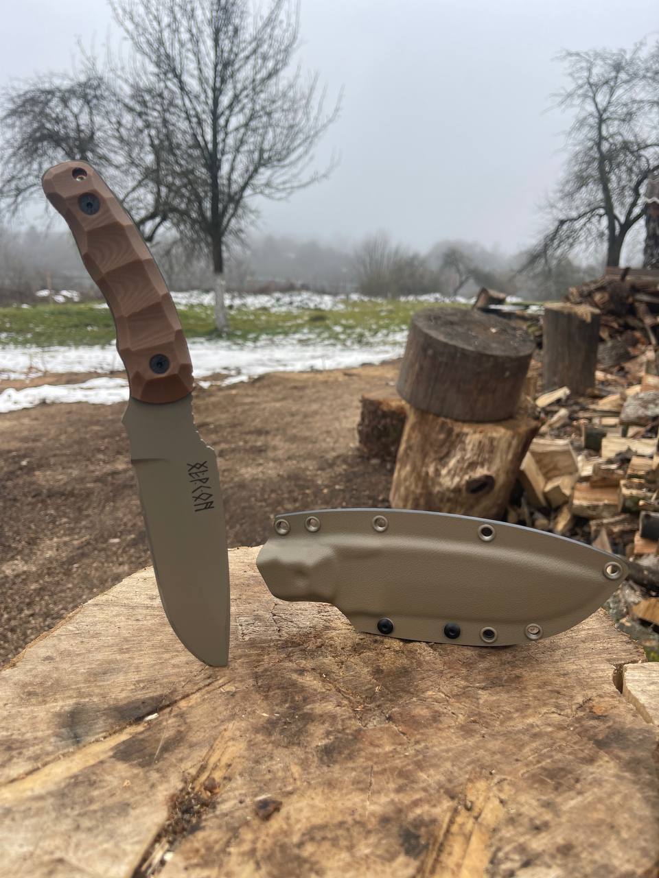 ProstaSTAL knife in use